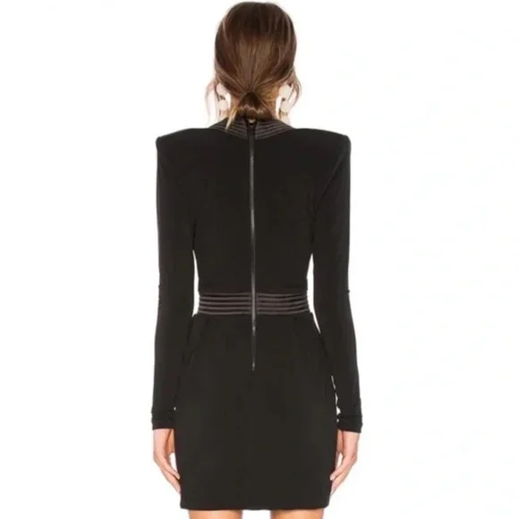 eye of horus mini dress Zhivago Eye Of Horus Mini Dress in Black 8 / Medium